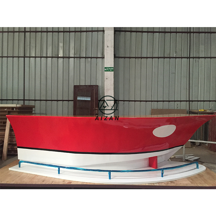 Special design bar counter boat shaped home bar counter