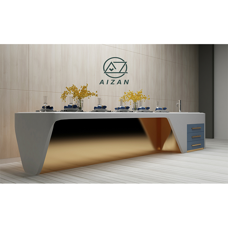 High end artificial stone kitchen countertop modern home bar designs