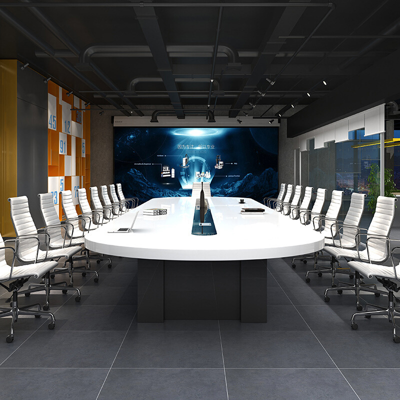 Customized size 20 seats large conference table for boardroom