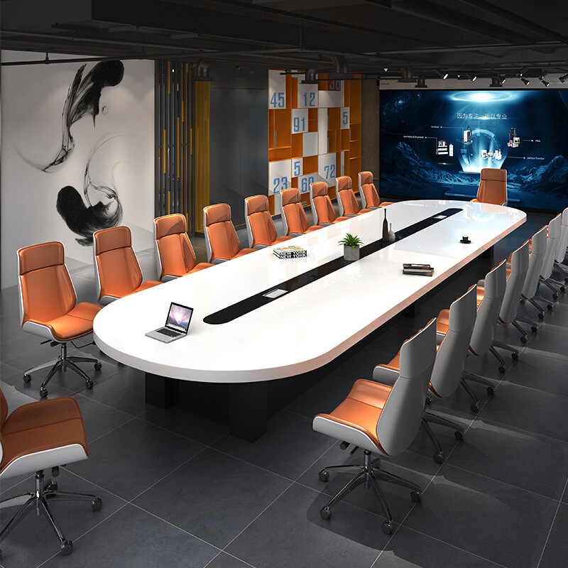 Customized size 20 seats large conference table for boardroom
